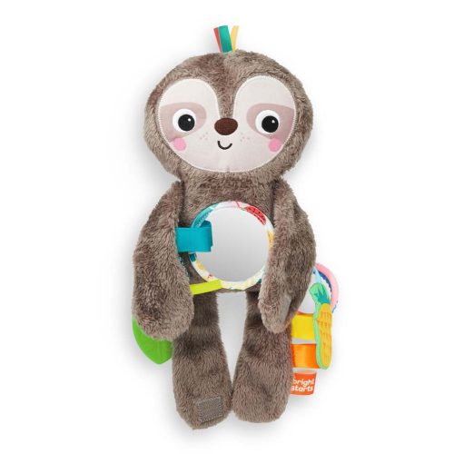 BRIGHT STARTS Plüss felfüggeszthető játék Slingin’ Sloth Travel Buddy 3hó+