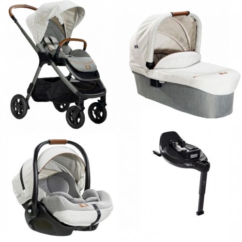 Joie Finiti bundle set Oyster + i-Level Recline + i-Base Encore bázistalp