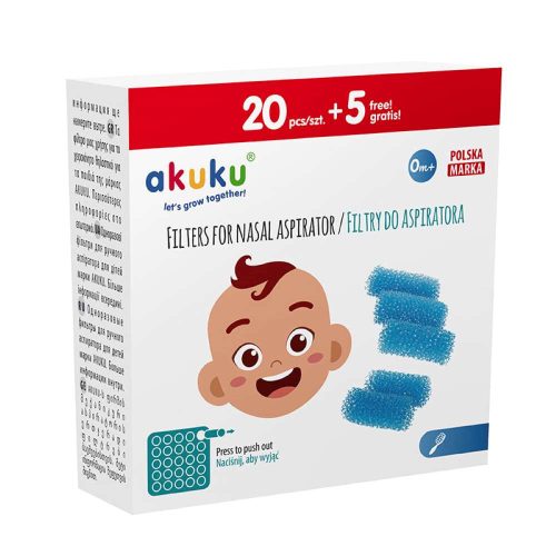 Akuku - orrszívó szûrõ 25 db