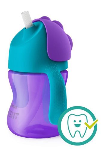 Philips AVENT SCF796/02 Itatópohár rugalmas szívószállal 200ml lányos