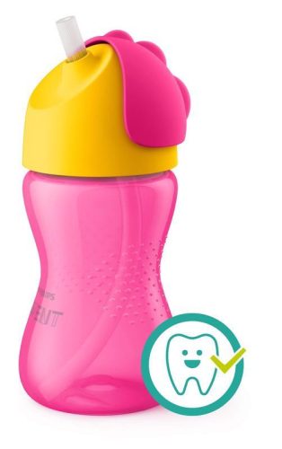 Philips AVENT SCF798/02 Itatópohár rugalmas szívószállal 300ml lányos