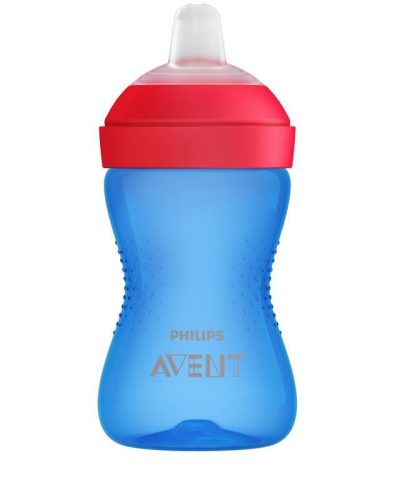 Philips AVENT SCF802/01 Puha harapásálló csőrös pohár 300 ml KÉK