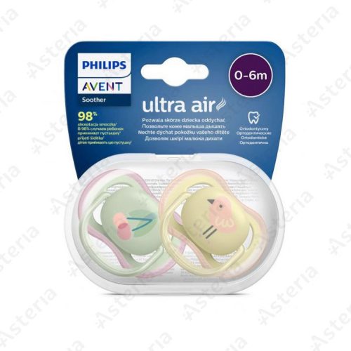 Philips AVENT SCF085/13 Játszócumi Ultra air 0-6hó , 2db